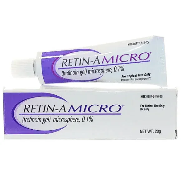 Retin-A Micro Gel (Tretinoin Gel) 0.1% MicroSphere 20 gram (RX)