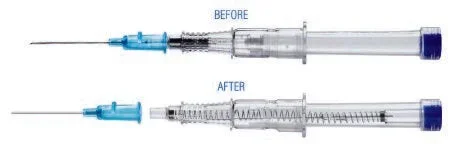 Retractable Technologies VanishPoint Peripheral IV Catheter 24 Gauge 3/4 Inch Retracting Needle – 31221