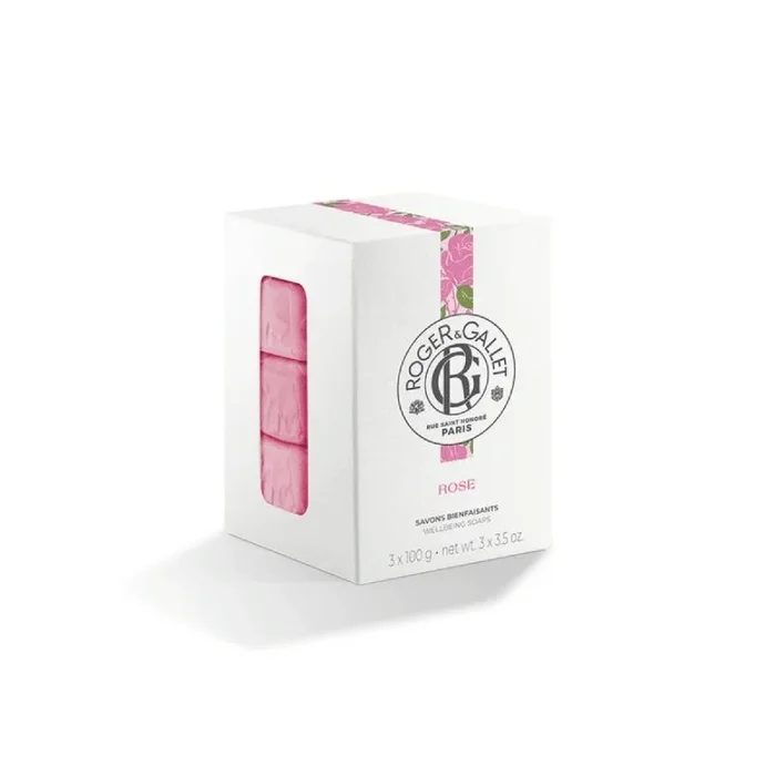 Roger & Gallet Rose Wellbeing Soaps Set (3 x 3.5 oz) #10081258