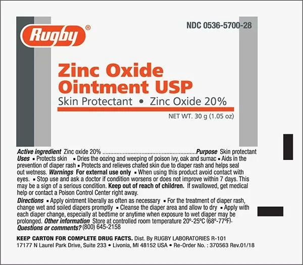Rugby óxido de zinc ups 1.05oz