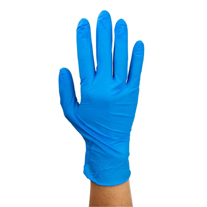 Safe-Touch Nitrile Exam Gloves, Blue, Extra Large, 100 count