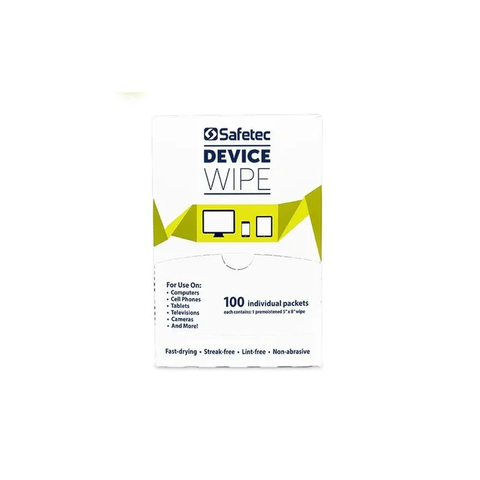 Safetec Device Wipe 100 Box