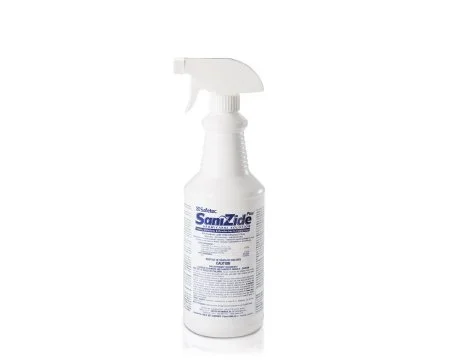 Safetec of America SaniZide Plus Surface Disinfectant Cleaner Quaternary Based Liquid 32 oz. Bottle Ammonia Scent – 34810