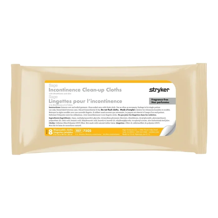 Sage Incontinence Care Wipe