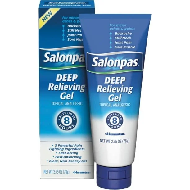 Salonpas Deep Relief Gel 2.75Oz