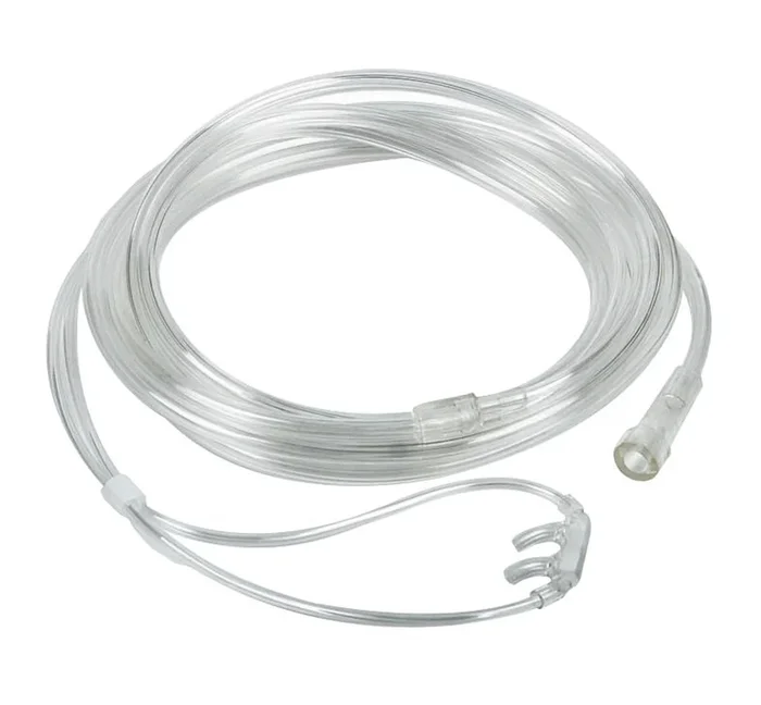 Salter Labs High Flow Nasal Oxygen Adult Cannula with Green Tubing, 7 Foot