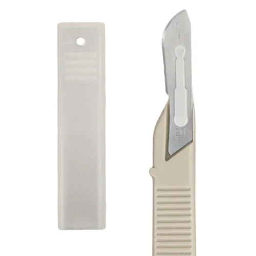 Scalpel #20 Disposable Generic Bx/10 w/Safety Guard
