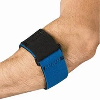 Scott Specialties Neoprene Tennis Elbow Strap Universal Blue, 7″ to 15″