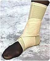 Scott Specialties Spandex Ankle Support Medium Pull-On / Hook and Loop Closure Left or Right Foot – 0325 BEI MD