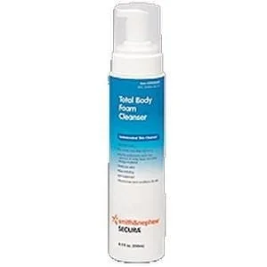 Secura Total Body Foam Antimicrobial Skin Cleanser, 8-1/2, 1 Bottle