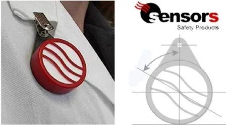 Sensors Safety Products Inc Sensors Chemical Vapor Monitoring Badge 8 Hour TWA Sampling or 15 Minute STEL For Ethylene Oxide Passive Monitoring – 4150