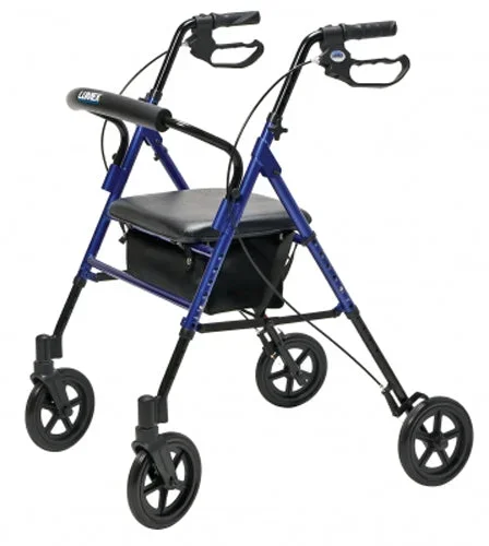 Set n’ Go Wide Rollator Ht Adj Blue