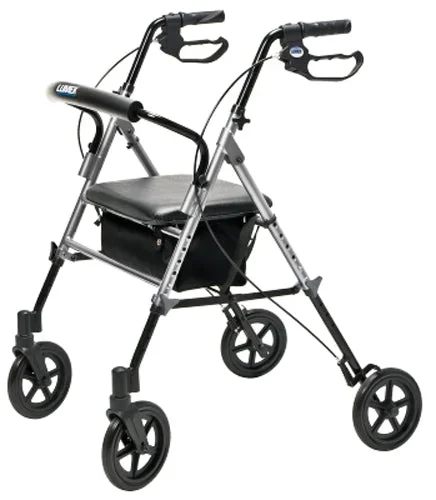 Set n’ Go Wide Rollator Ht Adj Silver