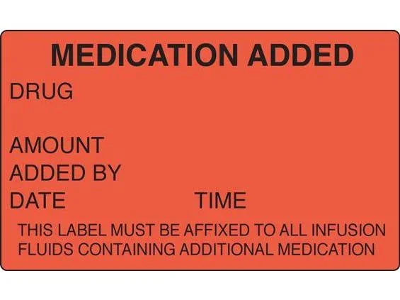 Shamrock Anesthesia Pre-Printed Label