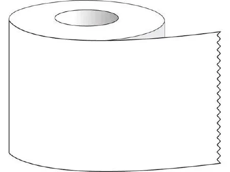 Shamrock Scientific Color Coded Tape Chart Tab Without Legend White 1 X 500 Inch – ST-10-1