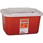 Sharps Container 1 Gallon Red, Wall Free