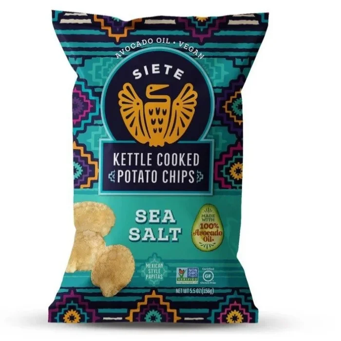 Siete Potato Chips Sea Salt 5Oz