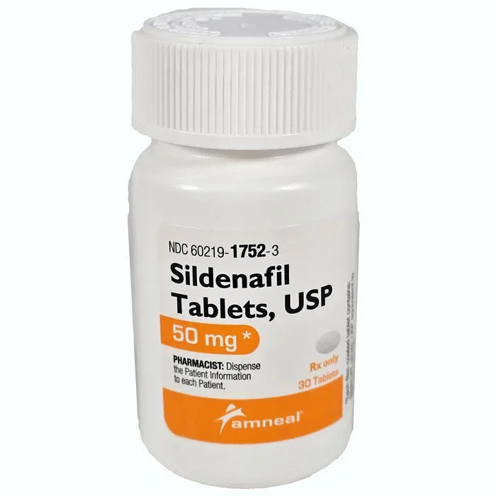 Sildenafil Citrate Tablets 50 mg by Amneal 30 Count (RX)