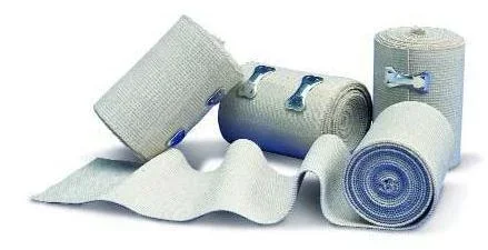 Single Hook And Loop / Clip Detached Closure Compression Bandage