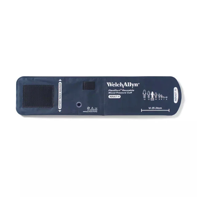 Size-11 Welch Allyn FlexiPort Reusable Blood Pressure Cuff – Adult