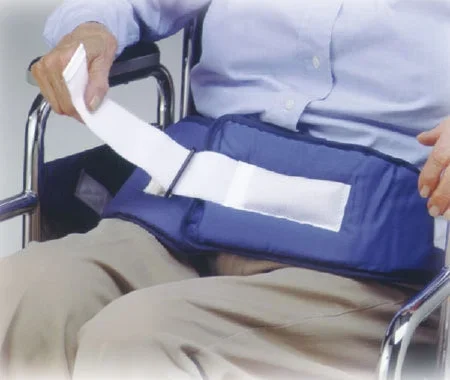 Skil-Care Skil-Care Chair Waist Belt Restraint One Size Fits Most Hook and Loop Closure 2-Strap – 301250