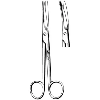 Sklar Econo Dissecting Scissors Mayo 6-3/4 Inch Length Floor Grade Sterile Curved – 96-2435