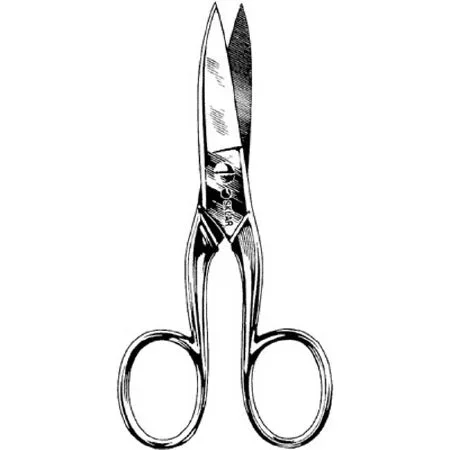 Sklar Nail Scissors Straight Jaws 4-1/2 Inch German Stainless Steel – 97-1245