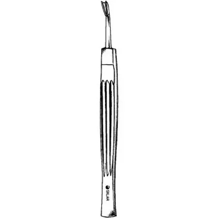Sklar Sklar Dermal Curette Molluscum Single-ended Handle 4 mm Tip Straight Sharp Ring Tip – 781407