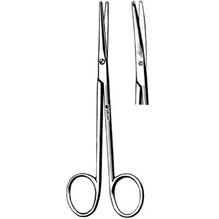 Sklar Sklar Dissecting Scissors Metzenbaum 4-3/4 Inch Length OR Grade Stainless Steel NonSterile Finger Ring Handle Curved Blunt/Blunt – 22-2650