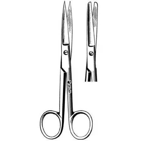 Sklar Sklar Operating Scissors 4-1/2 Inch Length OR Grade Stainless Steel Finger Ring Handle Blunt/Blunt – 15-1045