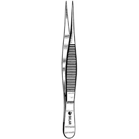 Sklar Sklar Splinter Forceps 4-1/2 Inch Surgical Grade Stainless Steel NonSterile NonLocking Thumb Handle Straight – 19-3045