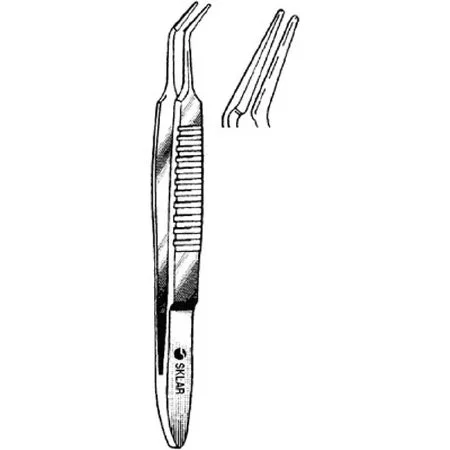 Sklar Sklar Suture Forceps Bechert-McPherson 83 mm Surgical Grade Stainless Steel NonSterile NonLocking Thumb Handle Angled Smooth Tying Platform – 66-6178