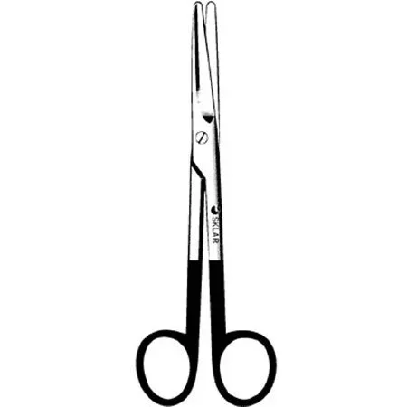 Sklar Sklarhone Dissecting Scissors Mayo 5-1/2 Inch Length OR Grade Stainless Steel NonSterile Finger Ring Handle Straight Blunt/Blunt – 15-3325