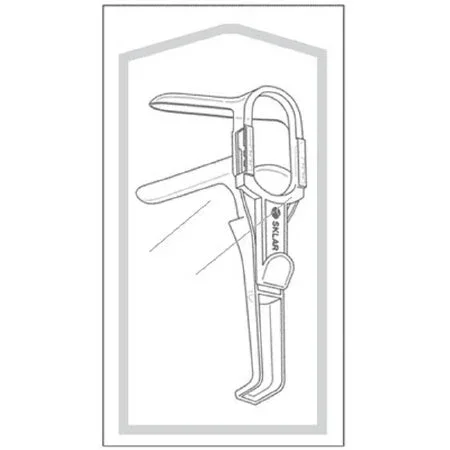 Sklar SklarSpec Vaginal Speculum Graves Sterile Floor Grade Plastic Medium Double Blade Duckbill Disposable Without Light Source Capability – 96-2604