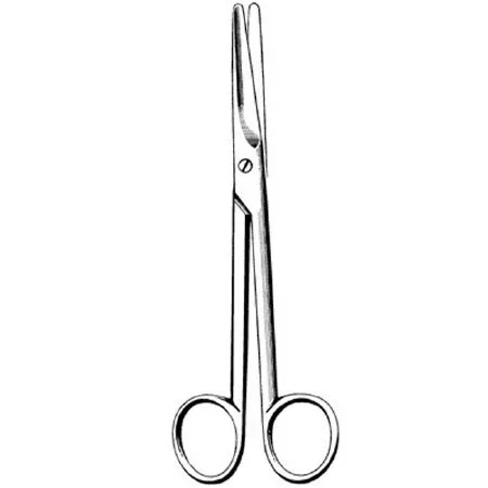 Sklar Surgi-OR Dissecting Scissors Mayo 9 Inch Length Office Grade Stainless Steel NonSterile Finger Ring Handle Curved Blunt/Blunt – 95-328