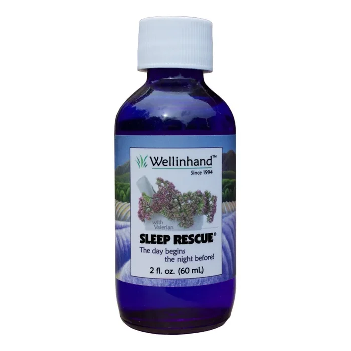 Sleep Rescue glass bottle