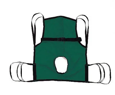 Sling One-Piece w/Commode Opening &Position Strap Medium