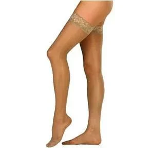 Sm Thigh-Hi, Tan, Clsd Toe Ultrasheer, 30-40 mm