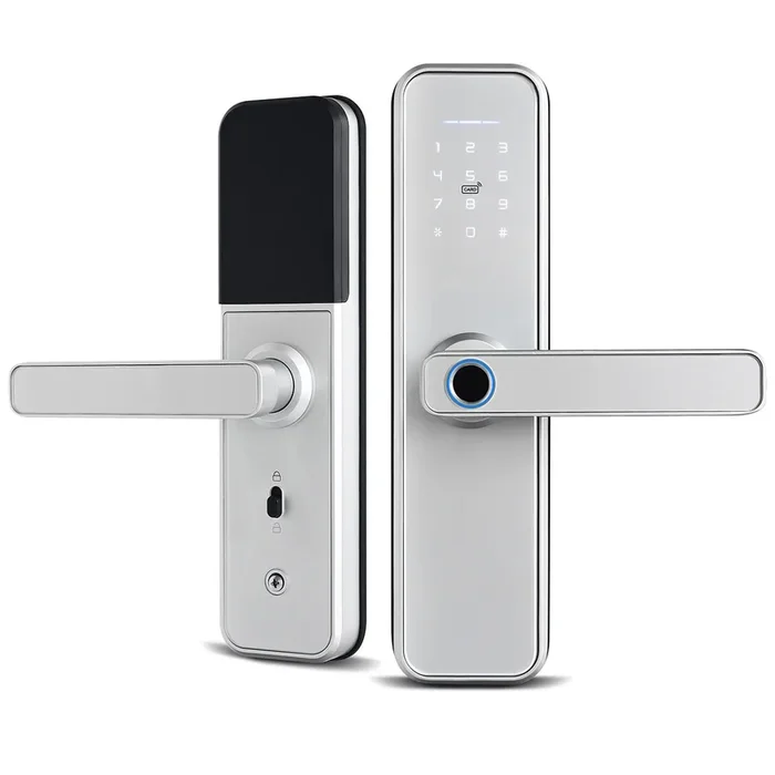 Smart Door Lock, Fingerprint Door Locker Mobile App Door Lock With Passcode and Fingerprint