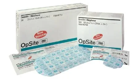 Smith & Nephew OpSite Post Op Transparent Film Dressing with Pad Rectangle 4-3/4 X 4 Inch 3 Tab Delivery Without Label Sterile – 66000710