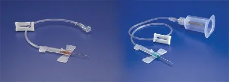 Smiths Medical Saf-T Wing Blood Collection Set 25 Gauge 3/4 Inch Needle Length Safety Needle 6 Inch Tubing Sterile – 972506