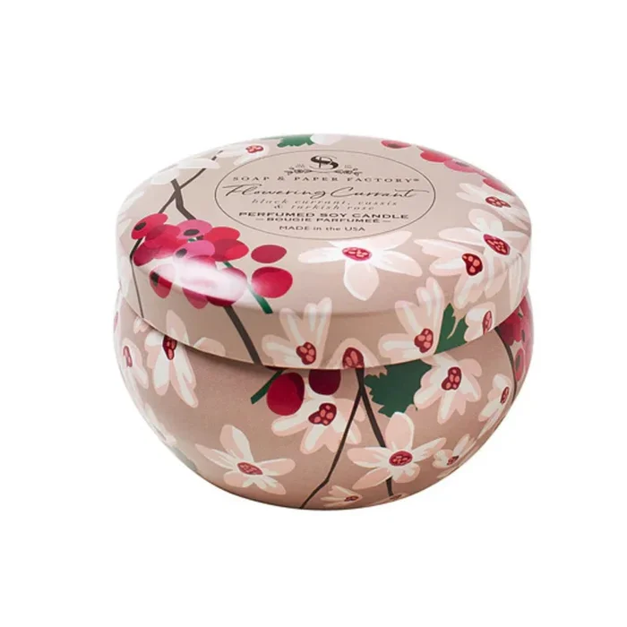 Soap & Paper Factory Flowering Currant Large Tin Candle (6 oz) #10088534