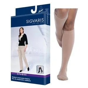 Soft Opaque Calf, 20-30, Large, Long, Closed, Nude