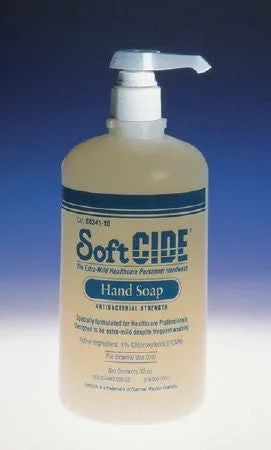 SoftCide Antimicrobial Liquid Soap, Pump Bottle Unscented – 16 oz