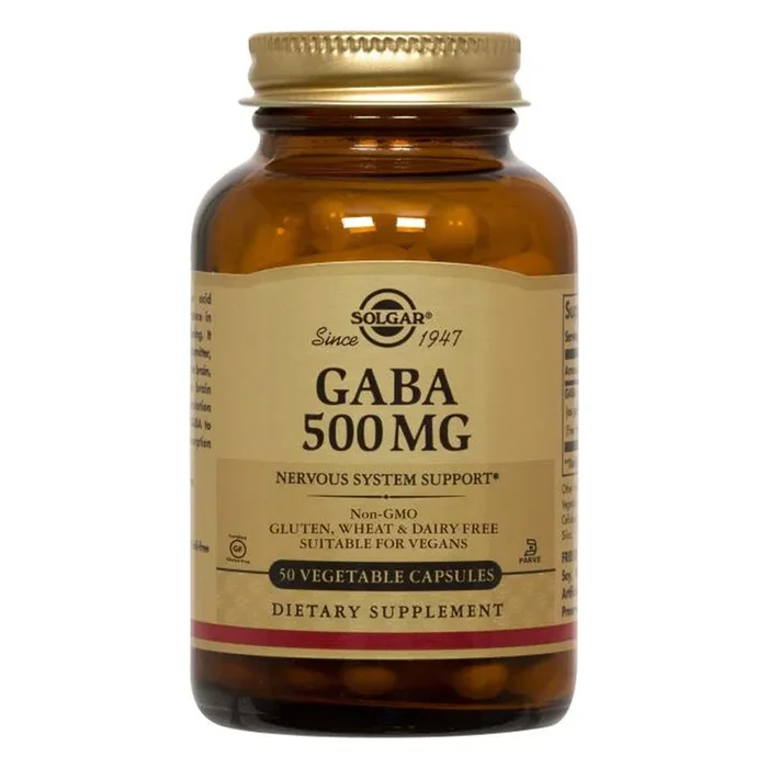Solgar Vegetarian GABA 500mg (50 count) #22037