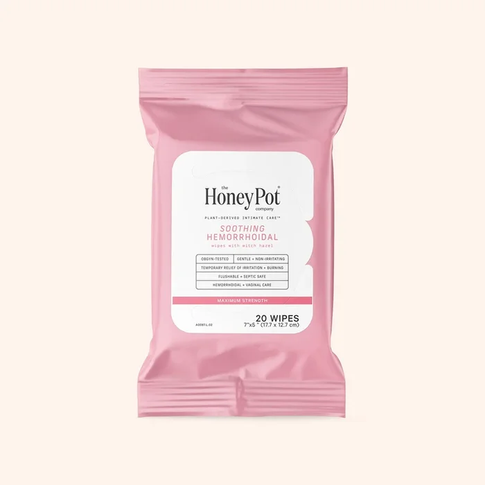 Soothing Witch Hazel Hemorrhoidal Wipes