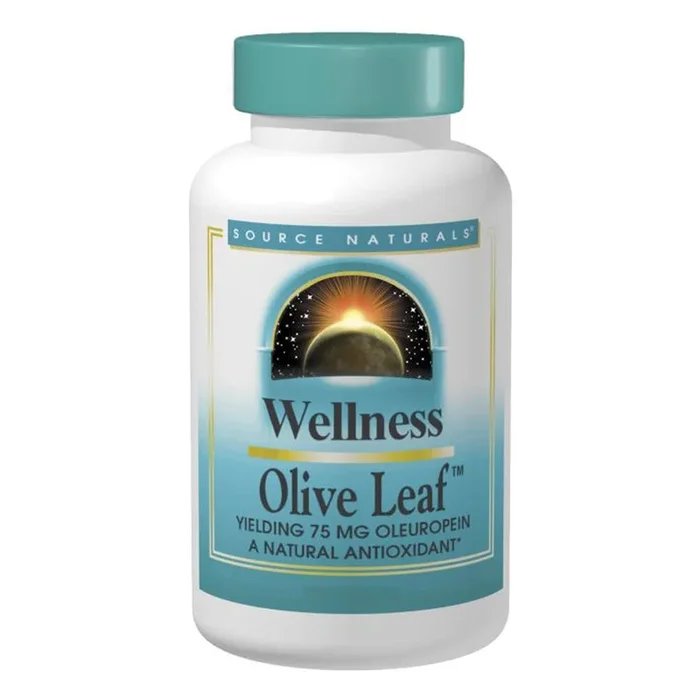 Source Naturals Wellness Olive Leaf Extract 500mg (30 count) #12989