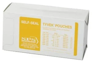 SPS Medical Supply Tyvek Sterilization Pouch EO Gas / Gas Plasma 5 X 15 Inch Transparent Self Seal – TSP-184