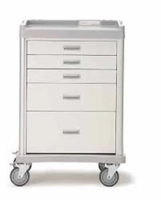 Stanley Security Solutions Anesthesia Cart 53.7 X 68.9 X 101.6 cm White – 6324WN