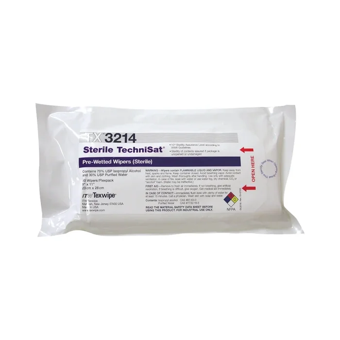 Sterile Technisat Pre-Wetted Wipers